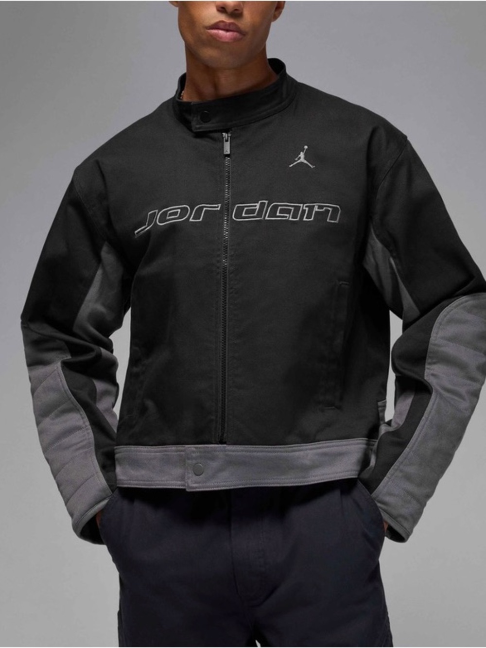 NWT $175 Nike Jordan Brooklyn Men's Motorsport Jacket XXL Black